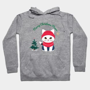 merry christmas meow Hoodie